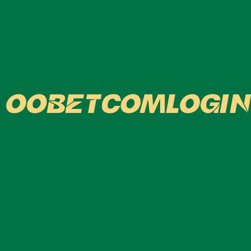 Logo da OOBETCOMLOGIN